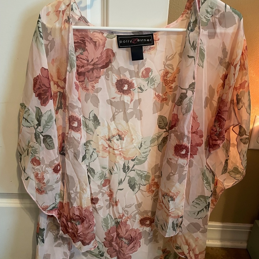 LIGHT PINK THROW OVER SHAUL